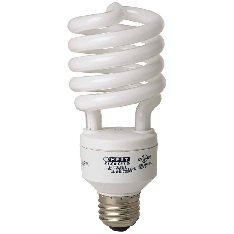 Image 1 Energy Saving 30 Watt Twist CFL Eco Light Bulb