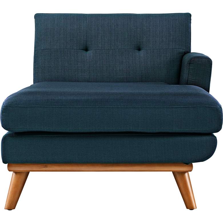 Image 4 Engage 36 1/2" Wide Azure Blue Tufted Right-Arm Chaise more views