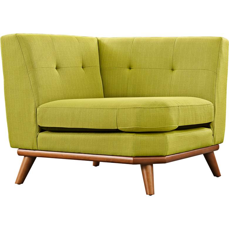 Image 1 Engage 39 1/2 inch Wide Wheatgrass Tufted Fabric Corner Sofa