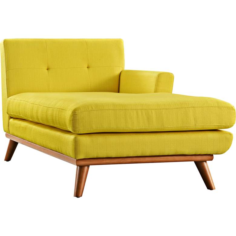 Image 1 Engage Sunny Fabric Tufted Right-Arm Chaise