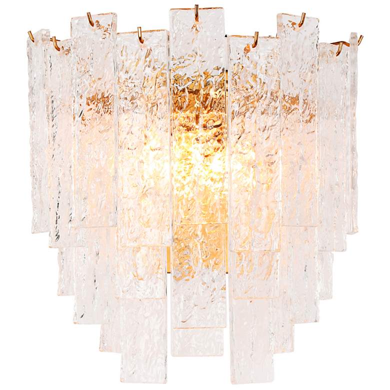 Image 1 Engaveric 15 1/2" High Plating Brass Wall Sconce