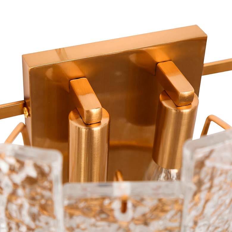 Image 3 Engaveric 15 1/2" High Plating Brass Wall Sconce more views