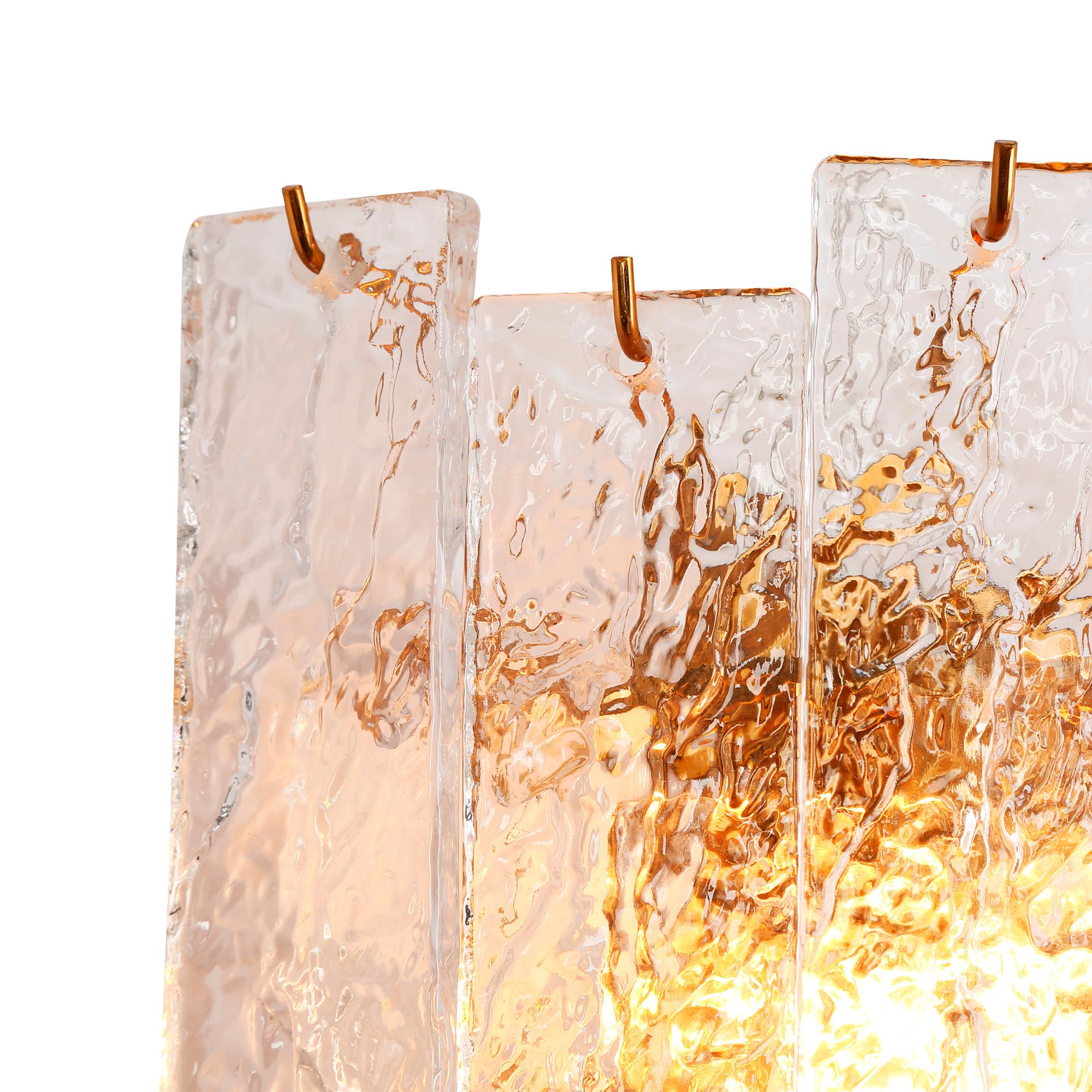 Engaveric 2-Light Glass Wall Sconces