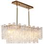 1_Engaveric 31" Wide Plating Brass Island Chandelier