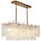 Engaveric 31" Wide Plating Brass Island Chandelier