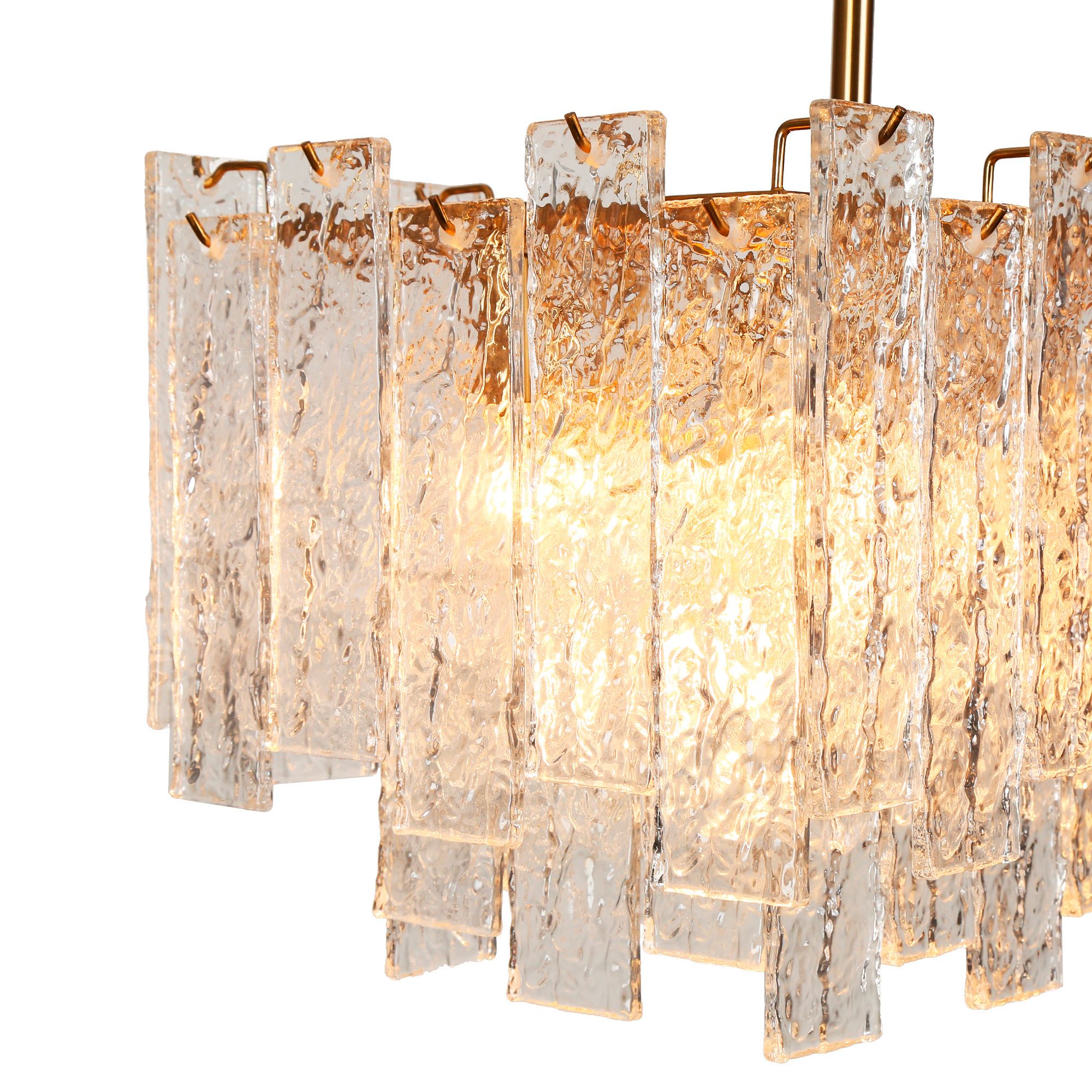 Image 3 Engaveric 7-Light Glass Island Chandelier more views