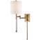 Englewood 1 Light Wall Sconce Aged Brass