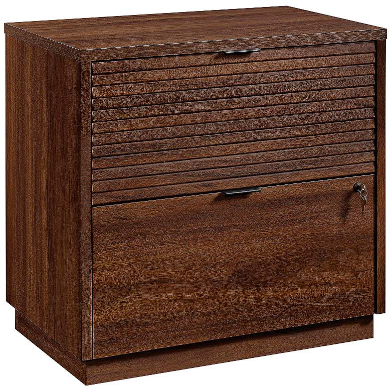Image 2 Englewood 31"W Spiced Mahogany 2-Drawer Lateral File Cabinet