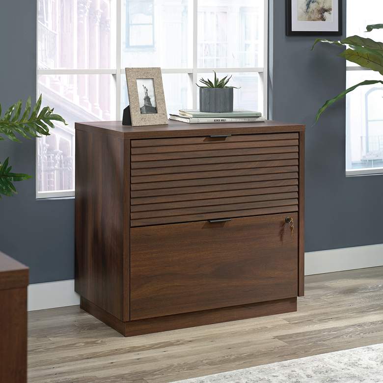 Image 3 Englewood 31"W Spiced Mahogany 2-Drawer Lateral File Cabinet more views