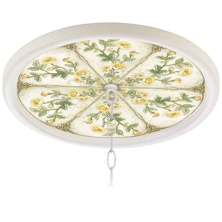 Image 1 English Garden Butter 16 inch Wide 1 inch Opening Medallion