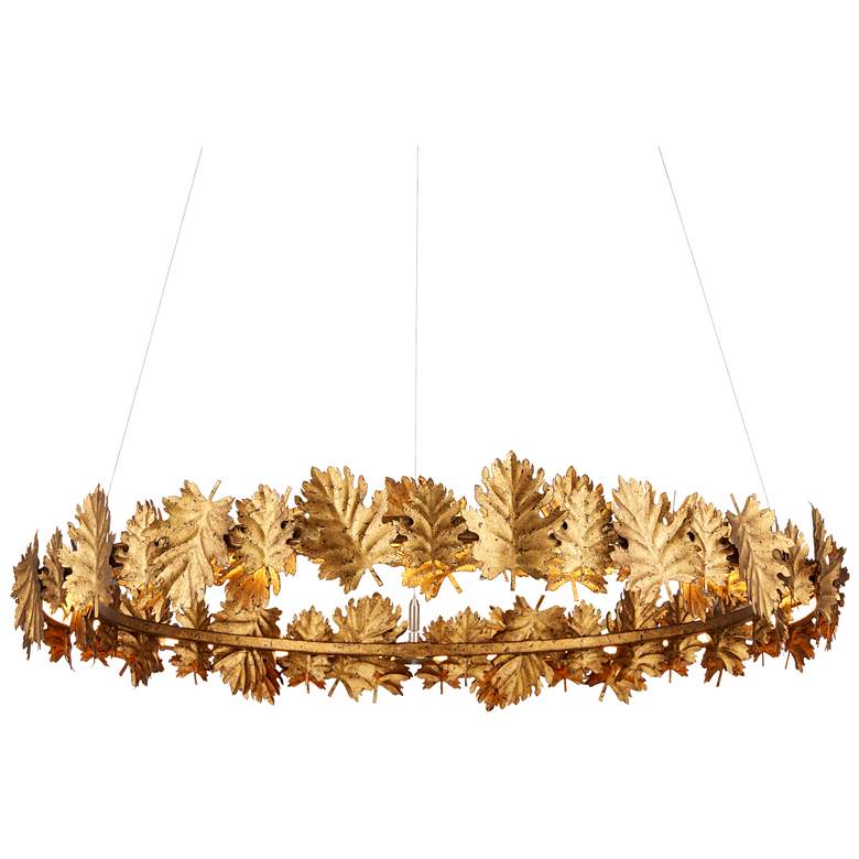 Image 1 English Oak Chandelier