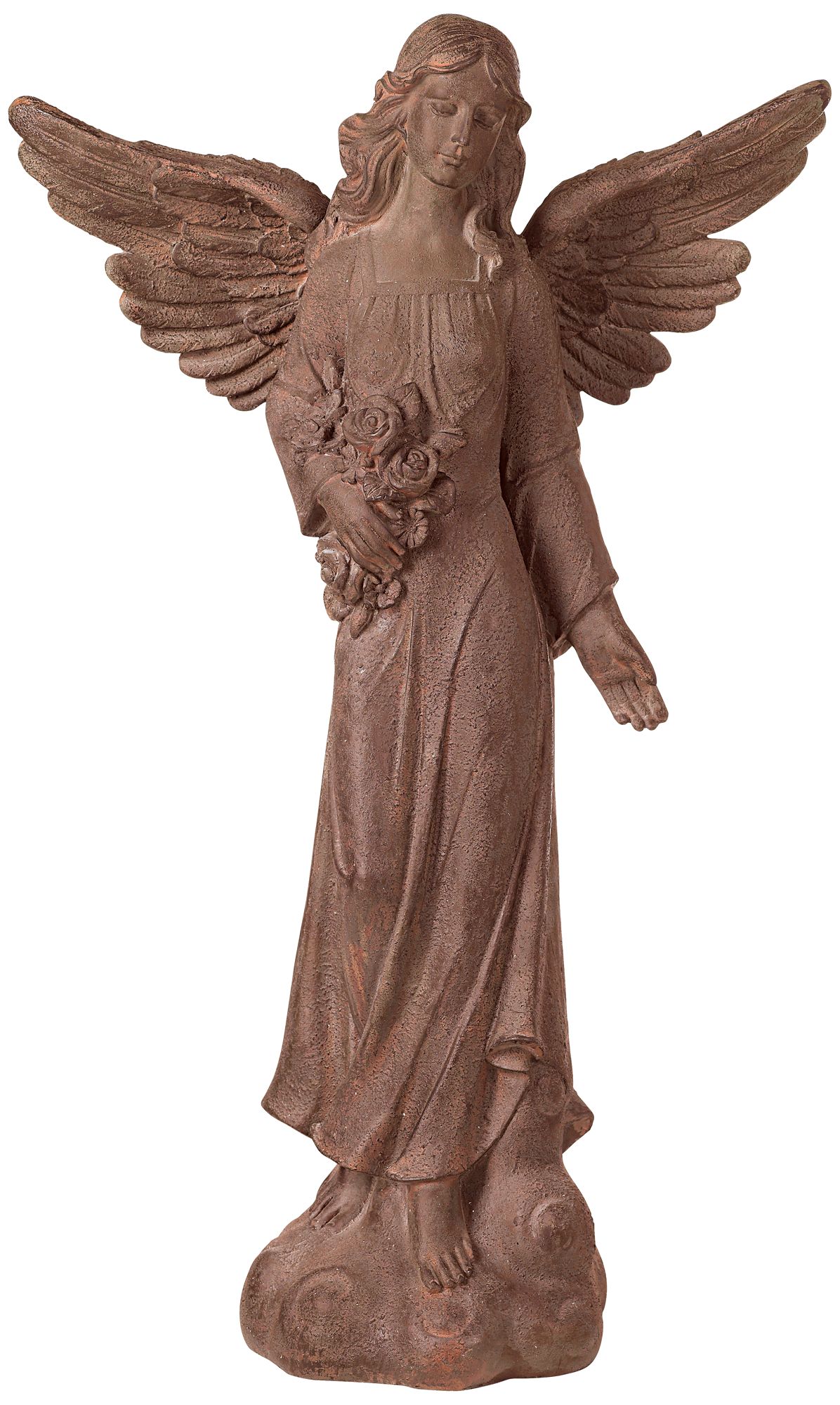 English Tudor Garden Angel 41 1/2" High Patio Outdoor Statue Image 2