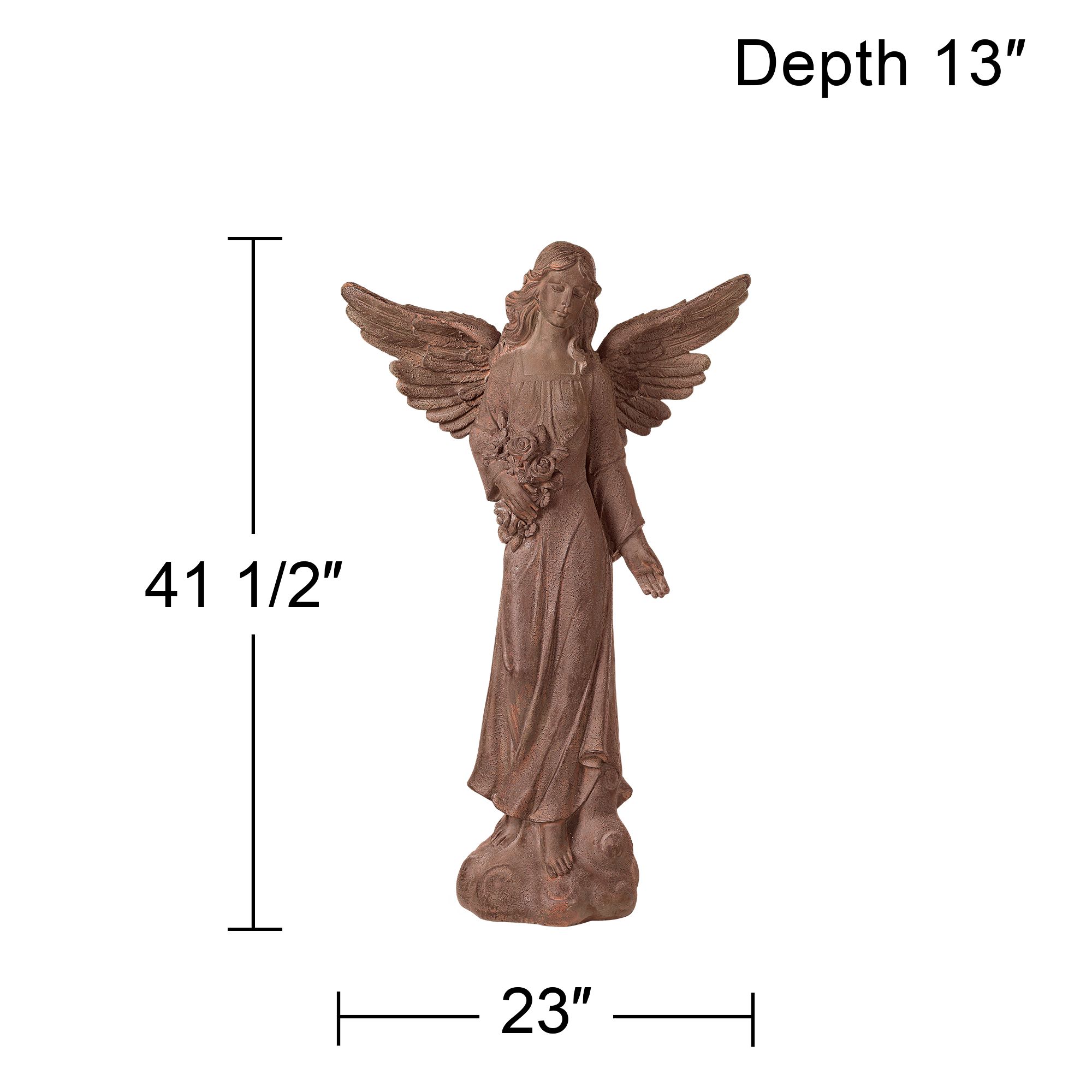 English Tudor Garden Angel 41 1/2" High Patio Outdoor Statue Image 8