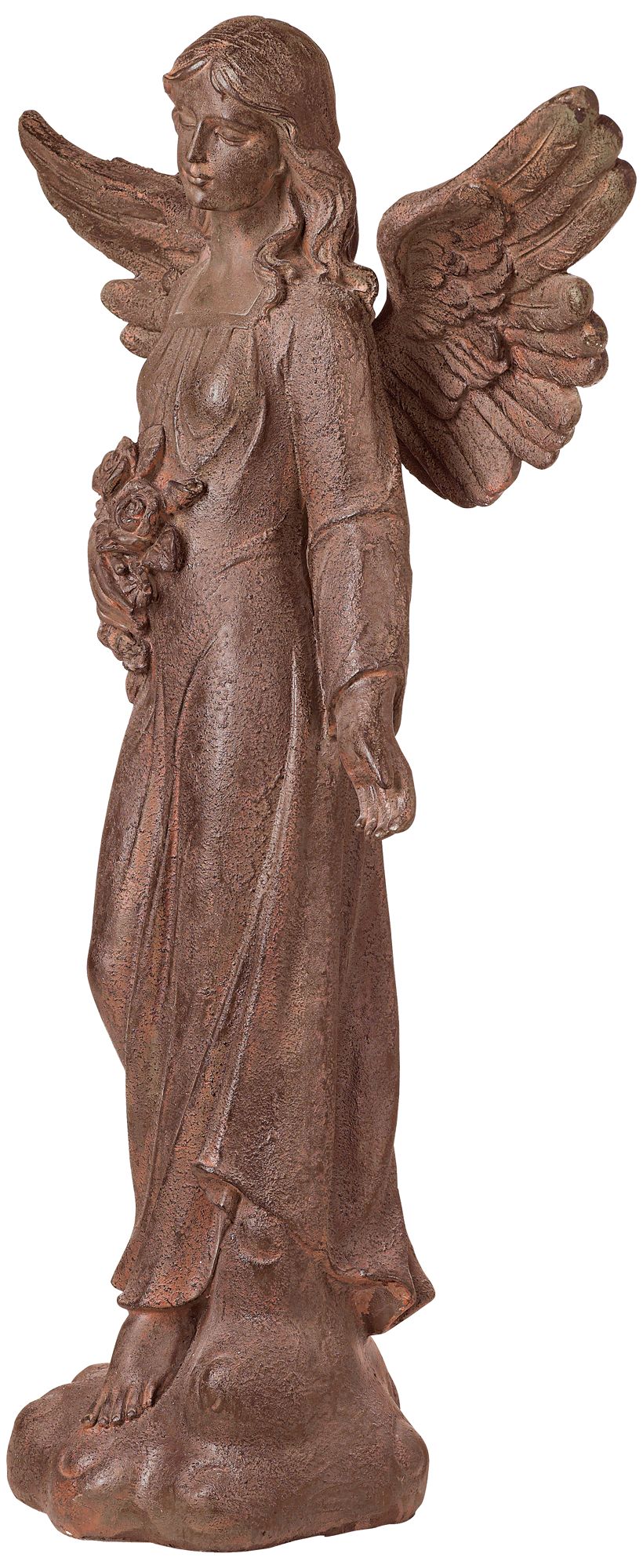 Image 6 English Tudor Garden Angel 41 1/2" High Patio Outdoor Statue more views