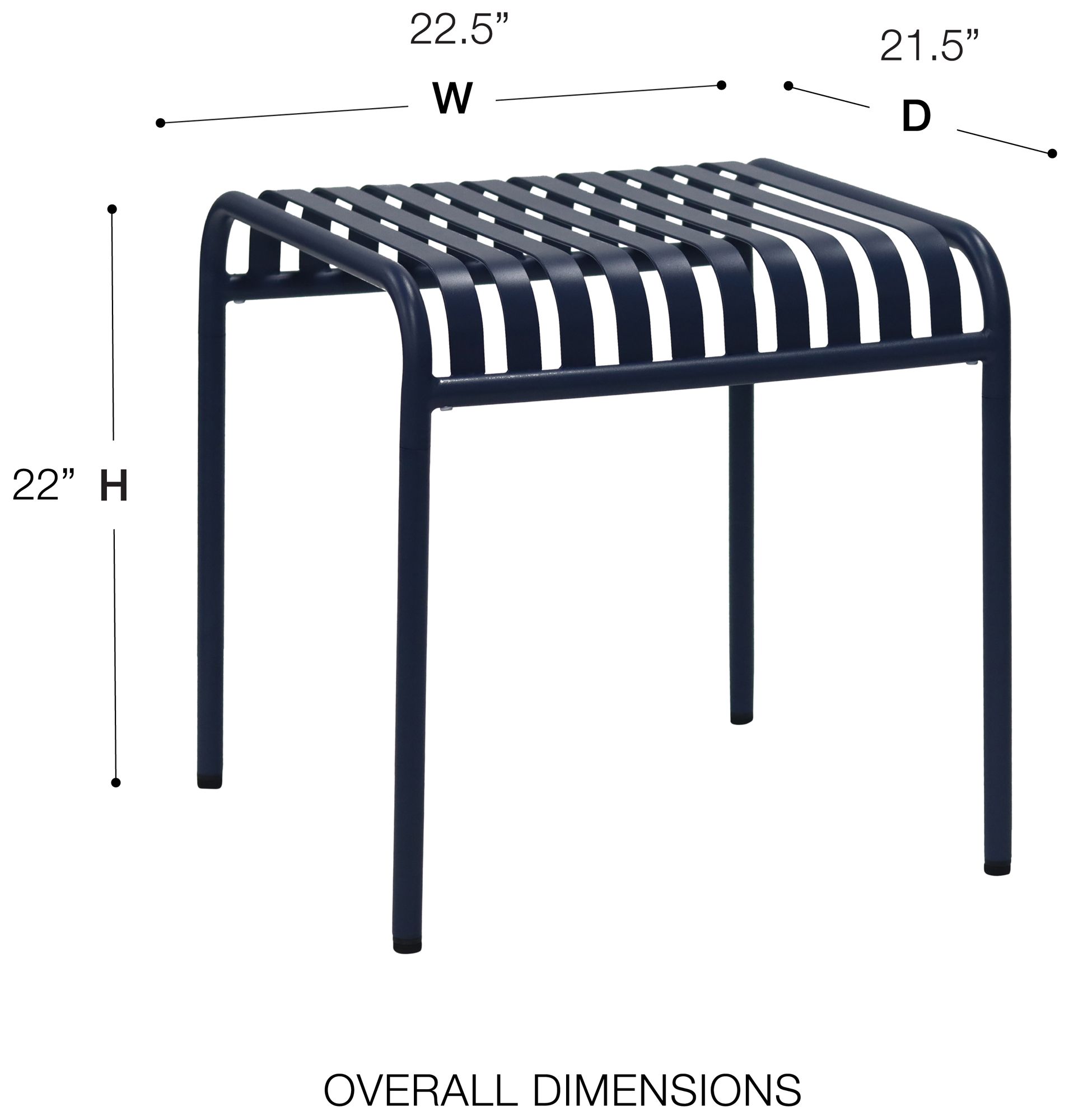Enid 22" Outdoor Side Table