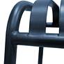5_Enid 29 1/2" Dark Blue Metal Outdoor Bar Stools Set of 2 more views