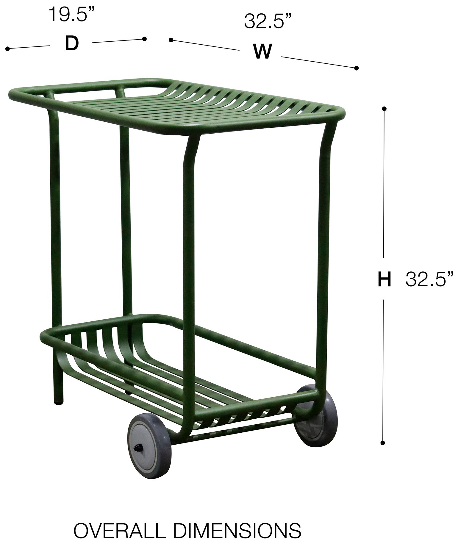 Enid 32" Outdoor Cart