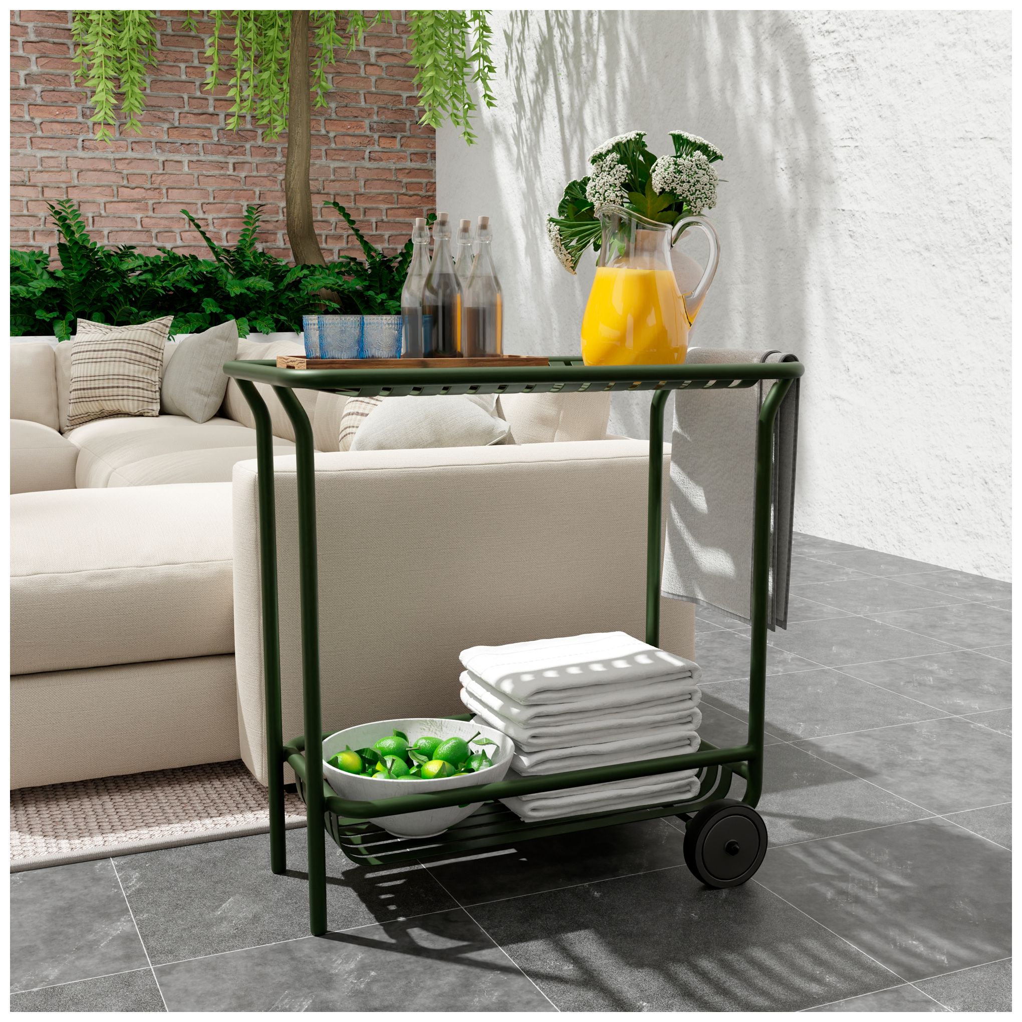 Enid 32" Outdoor Cart