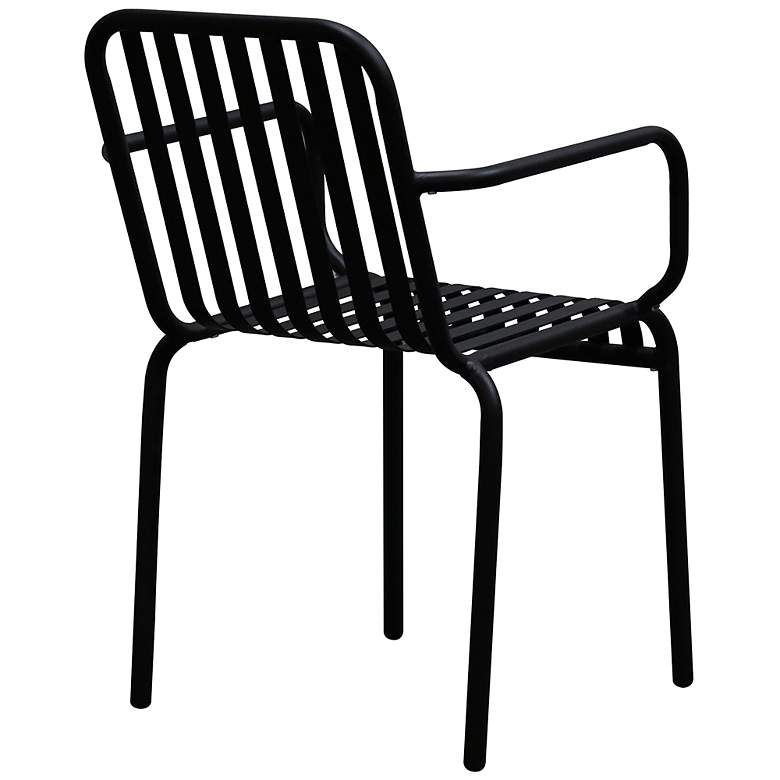 Image 5 Enid Black Metal Outdoor Armchairs Set of 2 more views