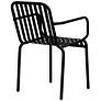 5_Enid Black Metal Outdoor Armchairs Set of 2 more views