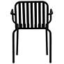 6_Enid Black Metal Outdoor Armchairs Set of 2 more views