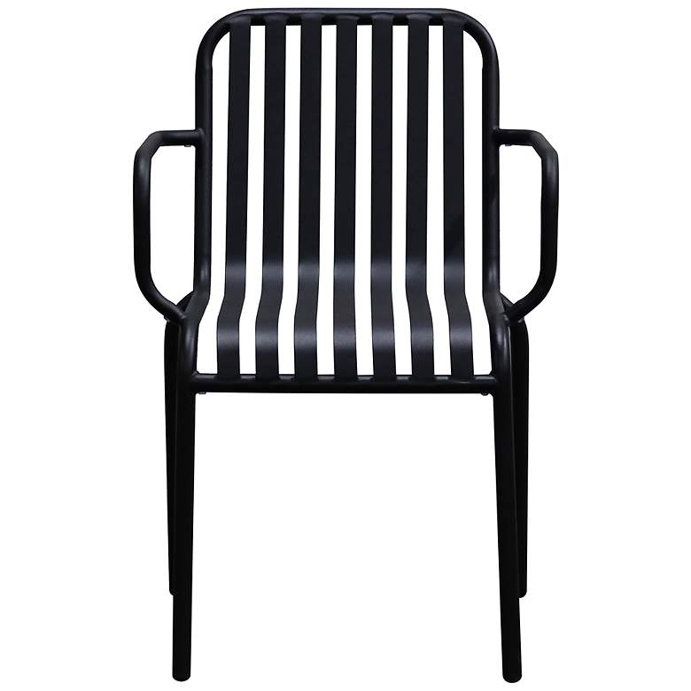 Image 7 Enid Black Metal Outdoor Armchairs Set of 2 more views