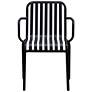 7_Enid Black Metal Outdoor Armchairs Set of 2 more views