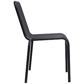 Image5 of Enid Black Metal Outdoor Side Chairs Set of 2 more views