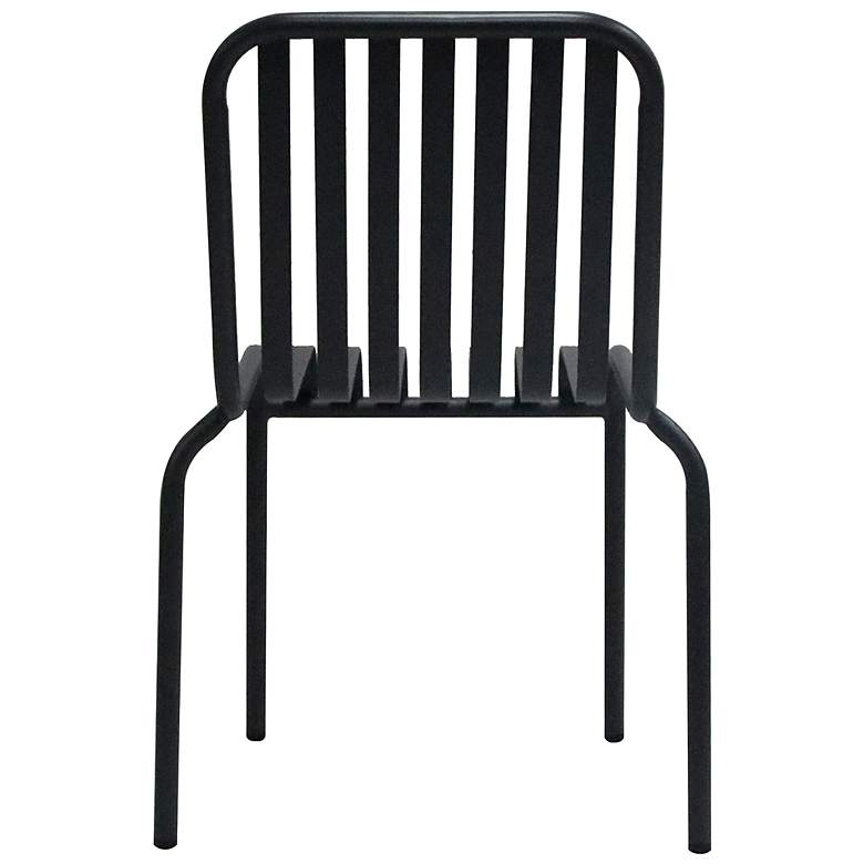 Image 7 Enid Black Metal Outdoor Side Chairs Set of 2 more views