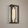 Enigma 14" High Bronze Modern Wall Sconce