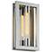 Enigma 14" High Silver Leaf Rectangular Wall Sconce