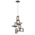 Enigma 24 3/4" Wide Bronze 7-Light Pendant