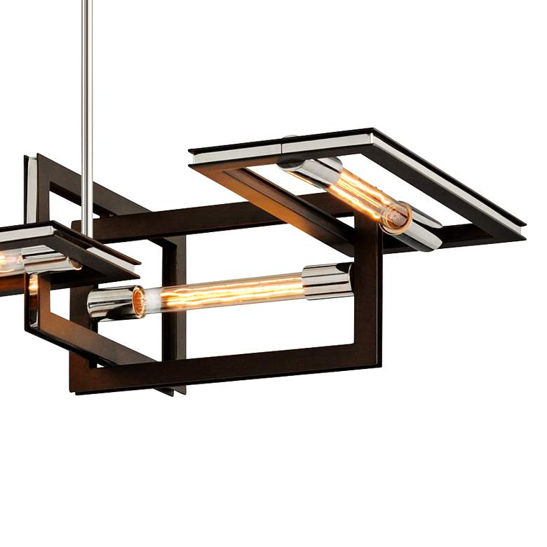 Image 3 Enigma 43 1/2" Wide Bronze Kitchen Island Light Pendant more views