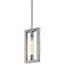 Enigma 7 3/4" Wide Silver Leaf Mini Pendant Light