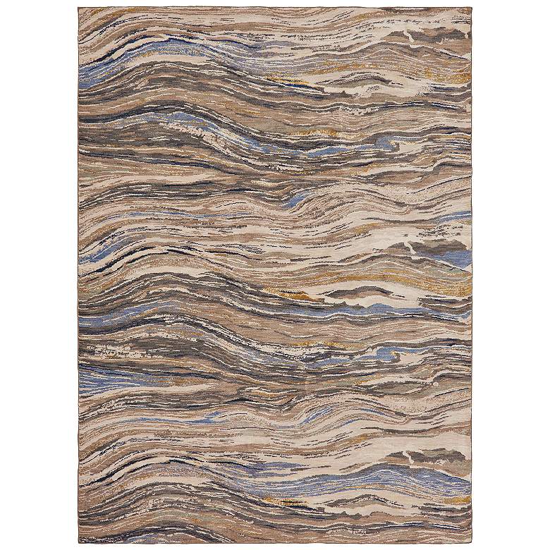 Image 1 Enigma 90968 5&#39;3 inchx7&#39;10 inch Continuum Smokey Gray Area Rug