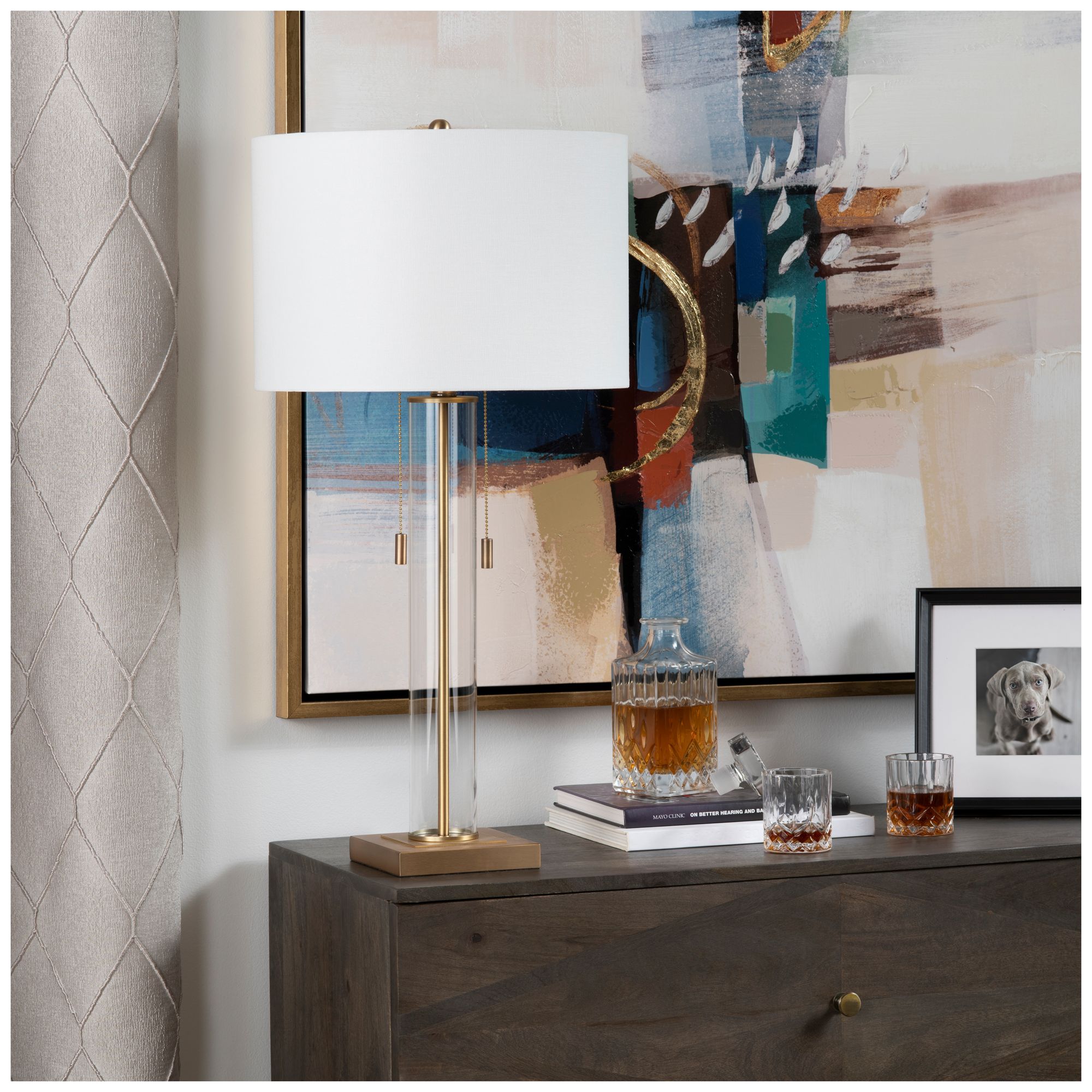 Image 2 Enlight Pull Chain Table Lamp more views