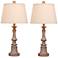 Enrico Cottage 26 1/2" Weathered Gray Table Lamps Set of 2