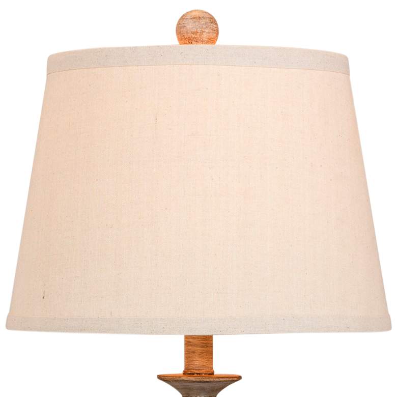 Image 3 Enrico Cottage 26 1/2" Weathered Gray Table Lamps Set of 2 more views