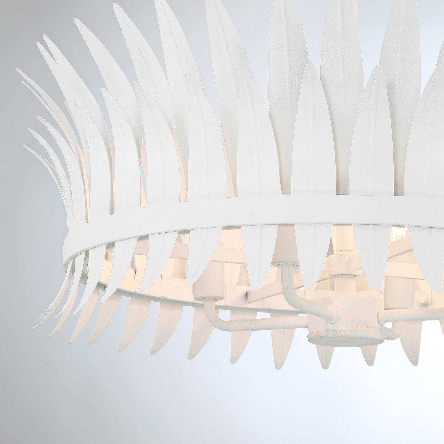 Image 3 Ensley 4-Light Ceiling Light in Bisque White more views
