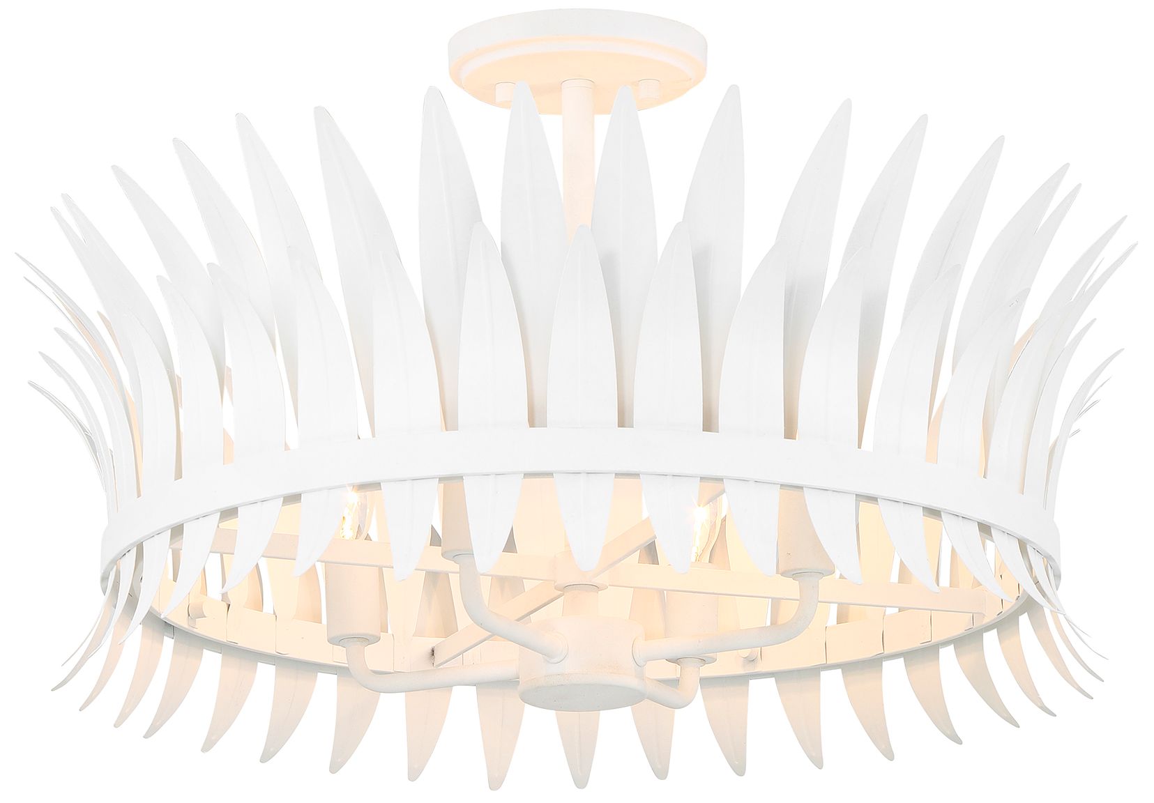 Image 5 Ensley 4-Light Ceiling Light in Bisque White more views