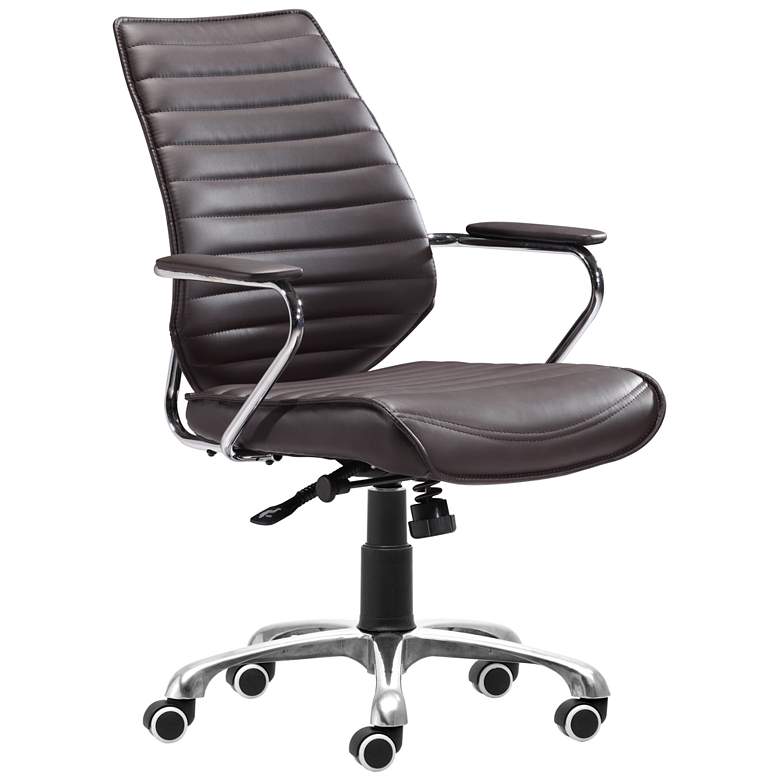 Image 1 Enterprise Low Back Office Chair Espresso