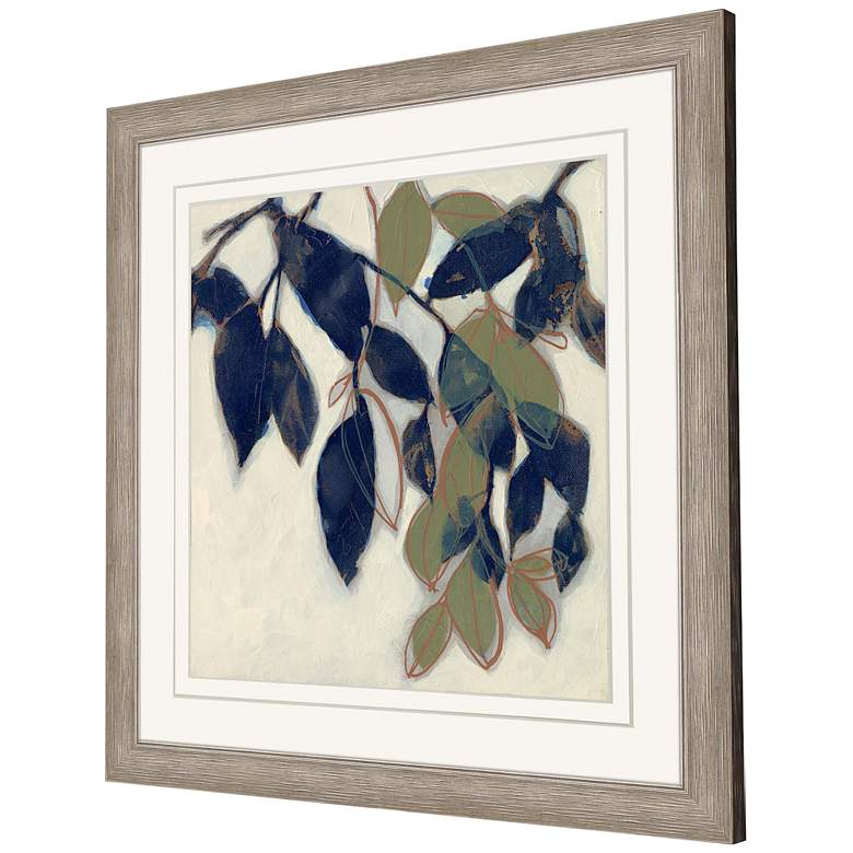 Image 3 Entwined Leaves II 36" Square Giclee Framed Wall Art more views