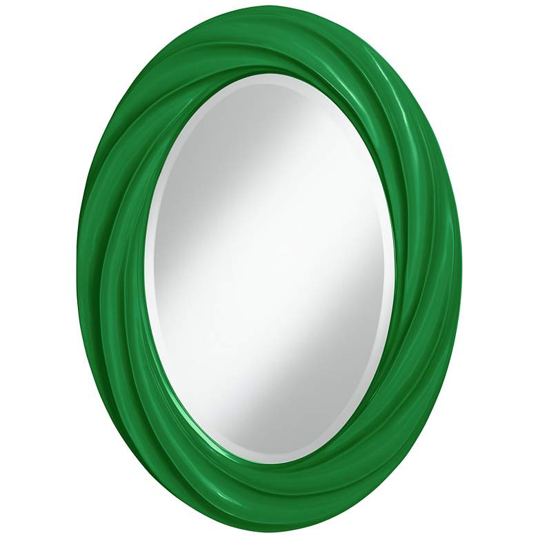 Image 1 Envy 30 inch High Oval Twist Wall Mirror