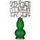 Envy Abstract Rectangle Shade Double Gourd Table Lamp