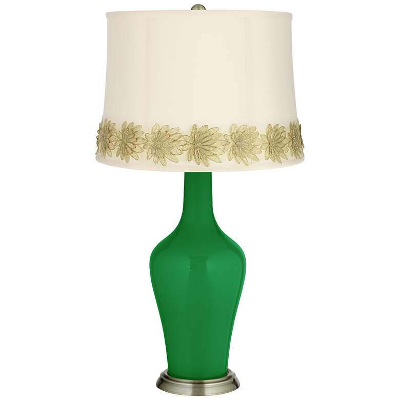 Image 1 Envy Anya Table Lamp with Flower Applique Trim
