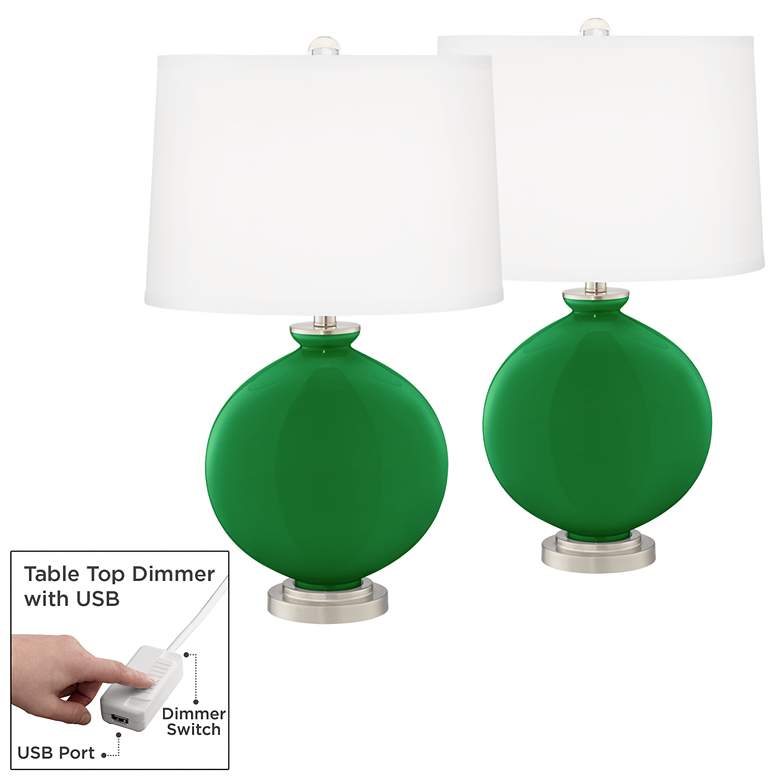 Image 1 Envy Carrie Table Lamp Set of 2 with Dimmers