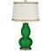 Envy Double Gourd Table Lamp with Rhinestone Lace Trim