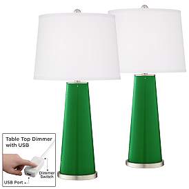 Image1 of Envy Leo Table Lamp Set of 2 with Dimmers