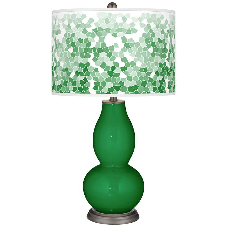 Image 1 Envy Mosaic Giclee Double Gourd Table Lamp