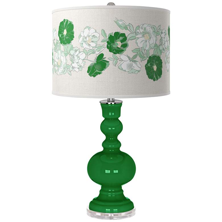 Image 1 Envy Rose Bouquet Apothecary Table Lamp